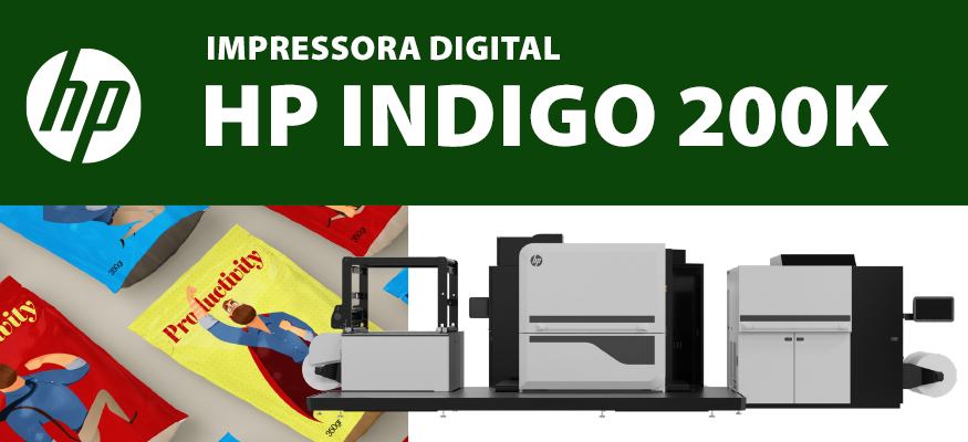 Impressora digital HP Indigo 200K